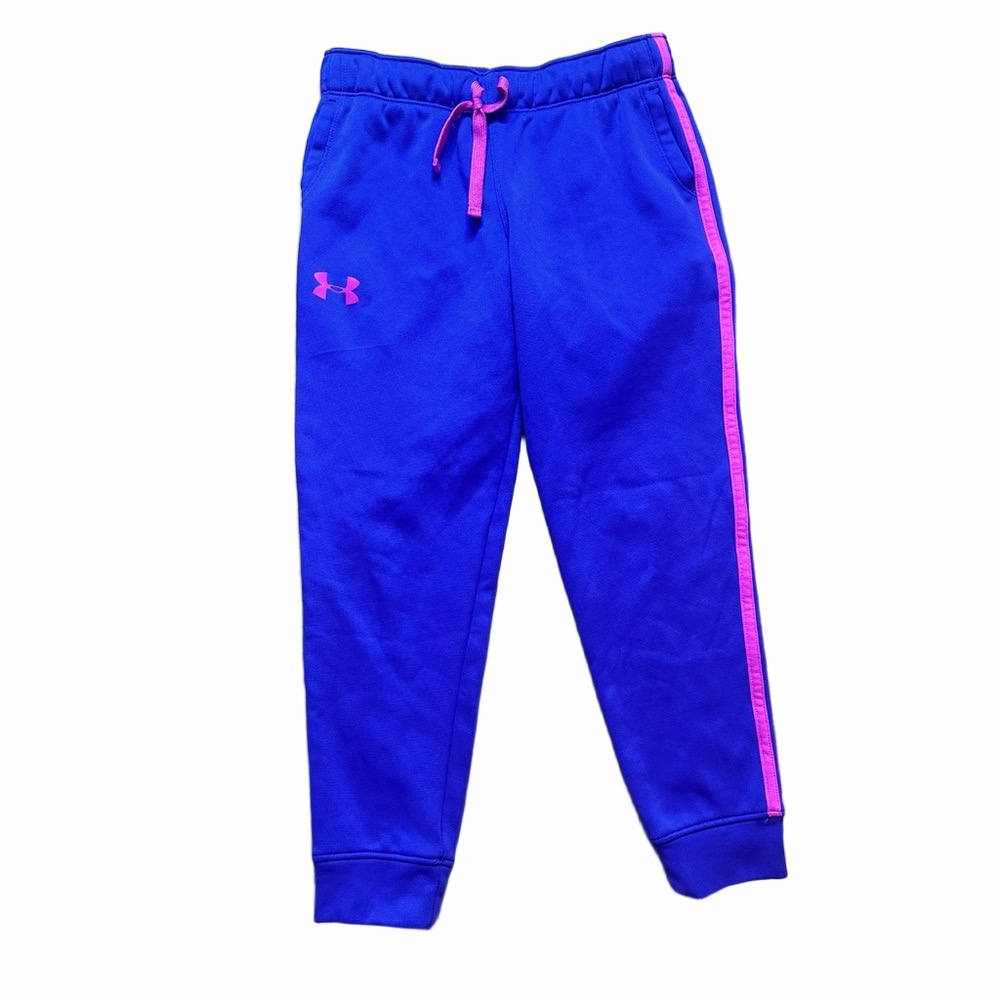 Under Armour Girls Blue & Pink Pants Size YSmall